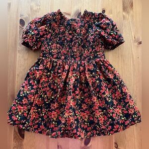 Gap Toddler Fall Floral Puff Sleeve Dress
